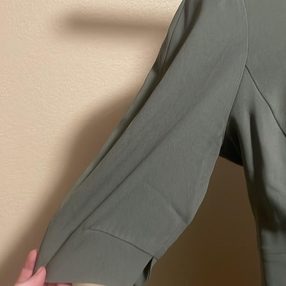 MM Lafleur sage green midi dress with side slits - Picture 4 of 6